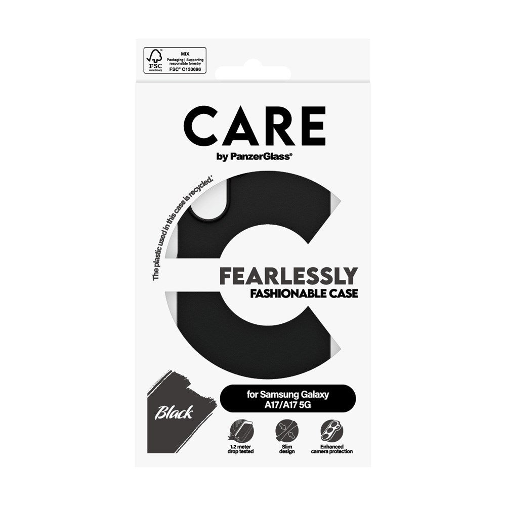 CARE by PanzerGlass Samsung Galaxy A17 (5G) FASHION Fearlessly Fashionable Case - Black