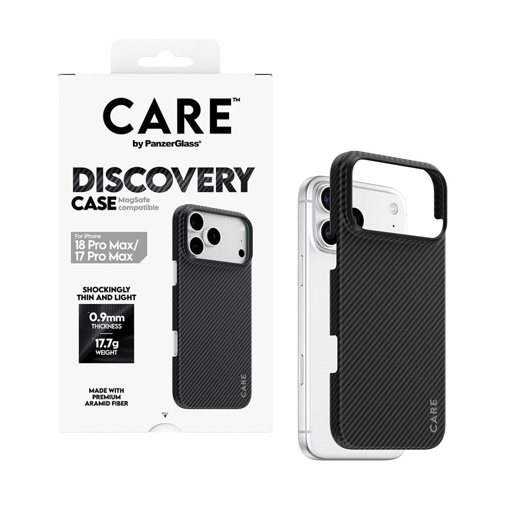 iPhone 18 Pro Max / 17 Pro Max CARE by PanzerGlass Crossfire Case - MagSafe Compatible - Black