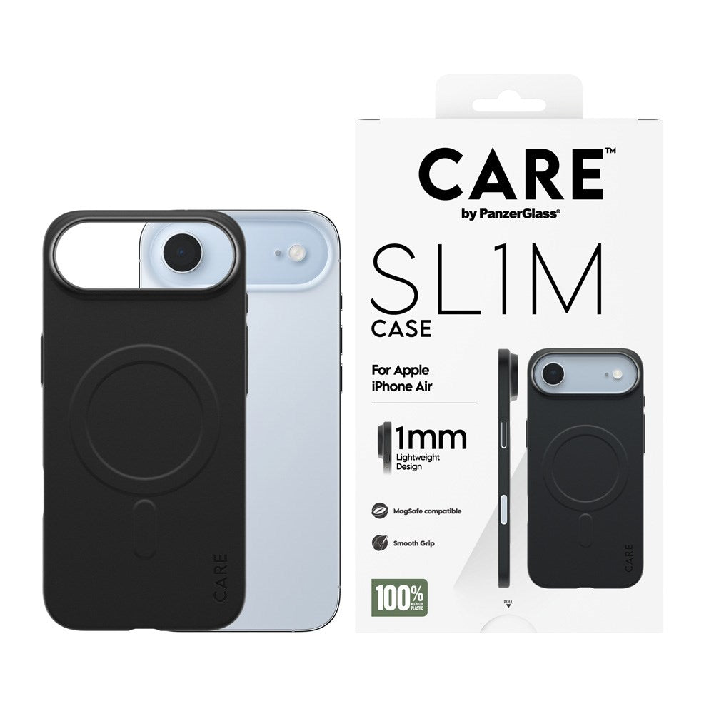 iPhone Air CARE by PanzerGlass SL1M Case - MagSafe Compatible - Black