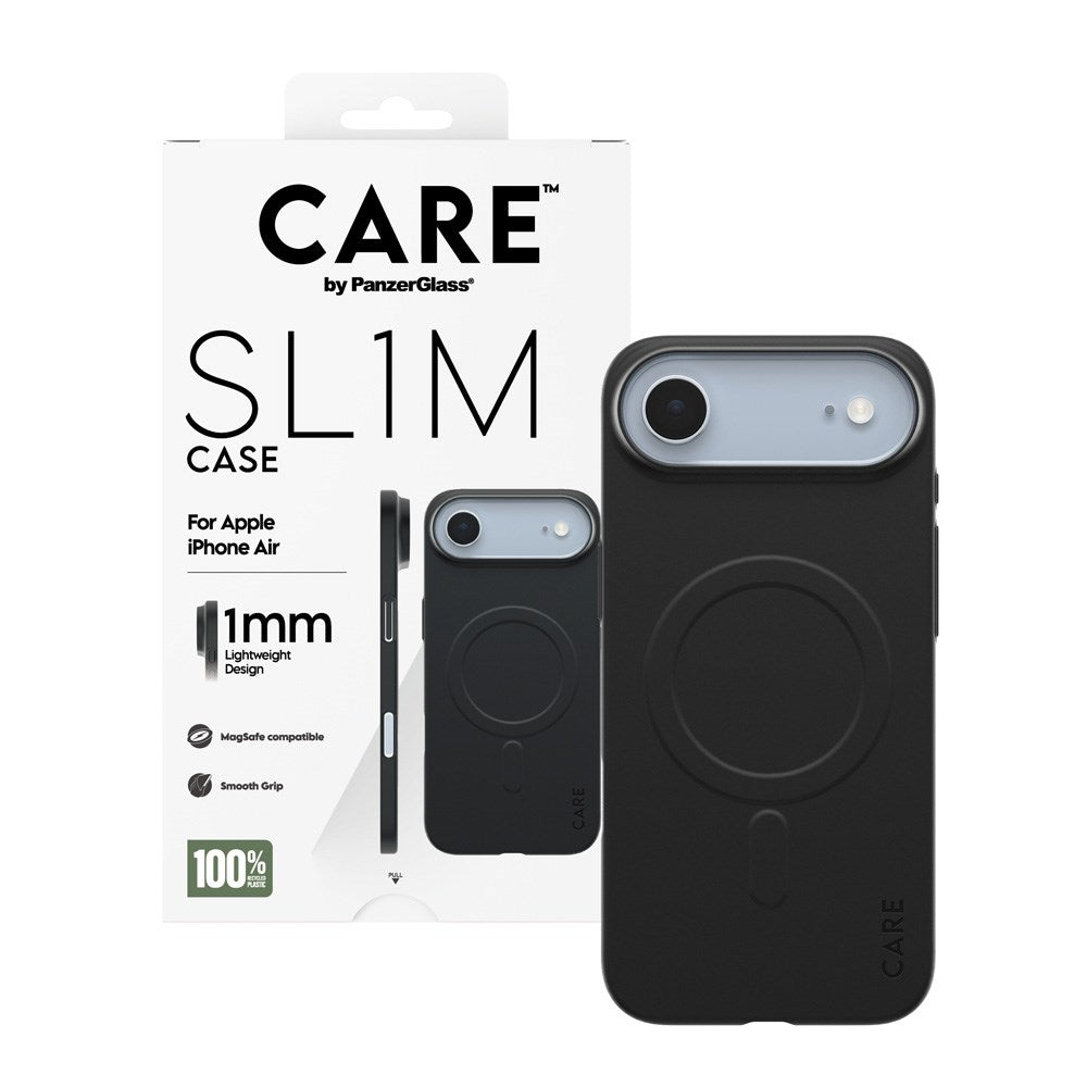 iPhone Air CARE by PanzerGlass SL1M Case - MagSafe Compatible - Black
