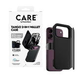 iPhone 18 Pro Max  / 17 Pro Max CARE by PanzerGlass Feature Tango 2-in-1 Flip Case with Wallet - MagSafe Compatible - Black