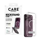 iPhone 18 Pro Max  / 17 Pro Max CARE by PanzerGlass Feature Kickstand Case - MagSafe Compatible - Transparent / White