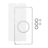 Samsung Galaxy S26 Ultra Urban Combat 3-in-1 Bundle with Case / Screen Protector / Camera Protection - Qi Compatible - Transparent