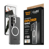 Samsung Galaxy S26 Ultra Urban Combat 3-in-1 Bundle with Case / Screen Protector / Camera Protection - Qi Compatible - Transparent