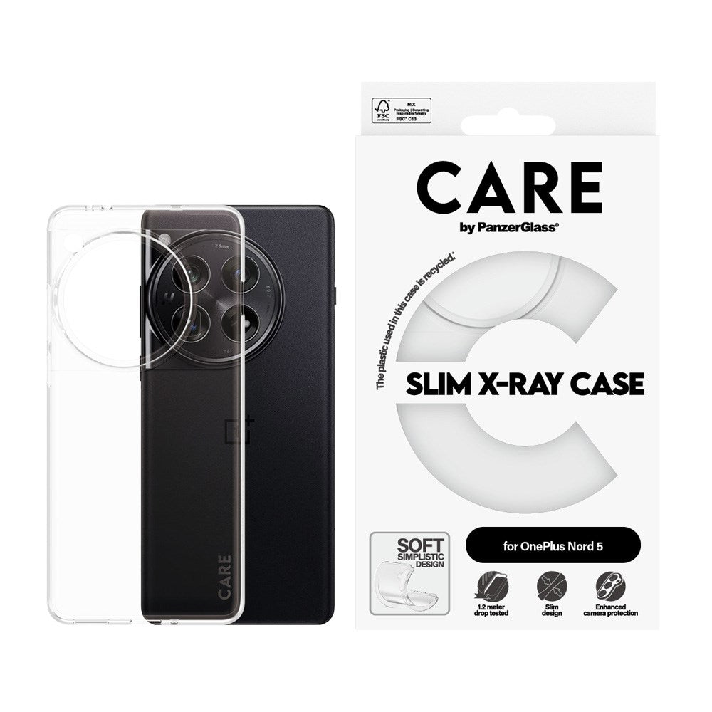 CARE by PanzerGlass OnePlus Nord 5 FASHION X-Ray Soft Basic Case - Transparent
