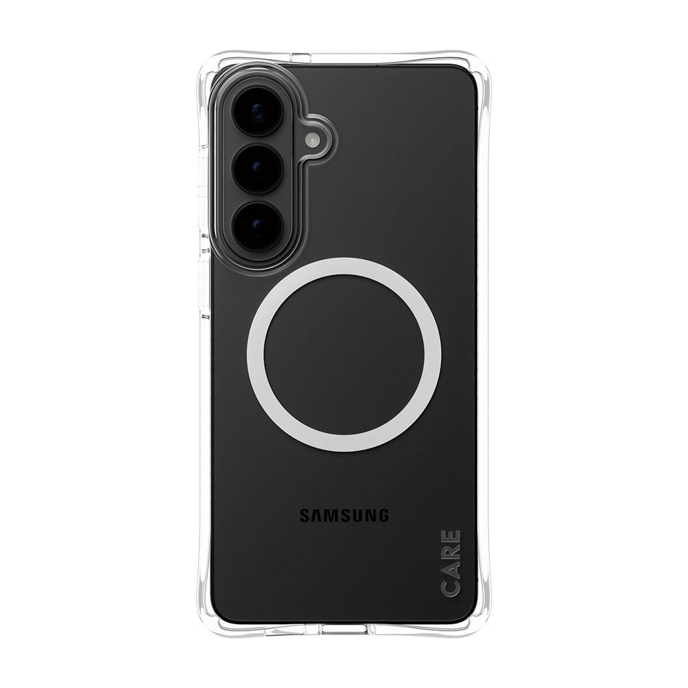 Samsung Galaxy S26+ (Plus) CARE by PanzerGlass Fashionable Samba Case - Qi Compatible - Transparent