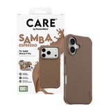 CARE by PanzerGlass iPhone 17 Pro Fashionable Samba Case - MagSafe Compatible - Espresso