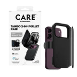 iPhone 18 Pro / 17 Pro CARE by PanzerGlass Feature Tango 2-in-1 Flip Case with Wallet - MagSafe Compatible - Black