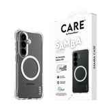 Samsung Galaxy S26 CARE by PanzerGlass Fashionable Samba Case - Qi Compatible - Transparent