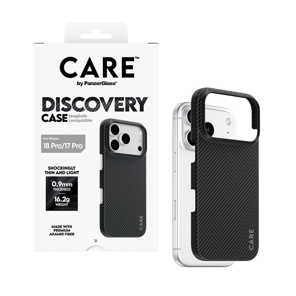 iPhone 18 Pro / 17 Pro CARE by PanzerGlass Crossfire Case - MagSafe Compatible - Black