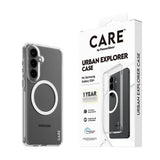 Samsung Galaxy S26+ (Plus) CARE by PanzerGlass Urban Explorer Case - Qi Compatible - Transparent / White