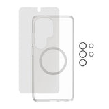 Samsung Galaxy S26 Ultra Urban Combat 3-in-1 Privacy Bundle with Case / Screen Protector (Privacy) / Camera Protection - Qi Compatible - Transparent