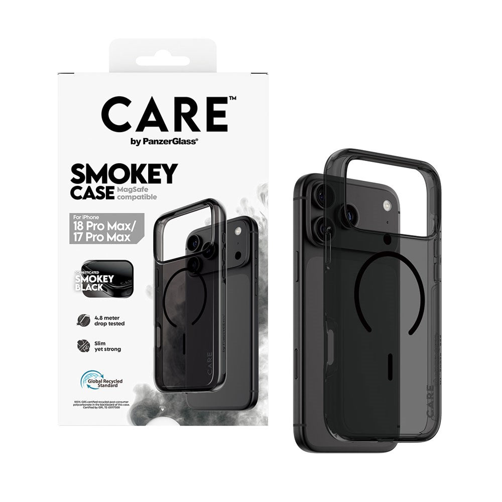 iPhone 18 Pro Max  / 17 Pro Max CARE by PanzerGlass FLAGSHIP Urban Explorer Case - MagSafe Compatible - Smokey Black