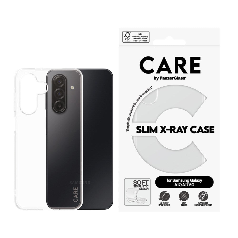 CARE by PanzerGlass Samsung Galaxy A17 (5G) FASHION X-Ray Soft Basic Case - Transparent