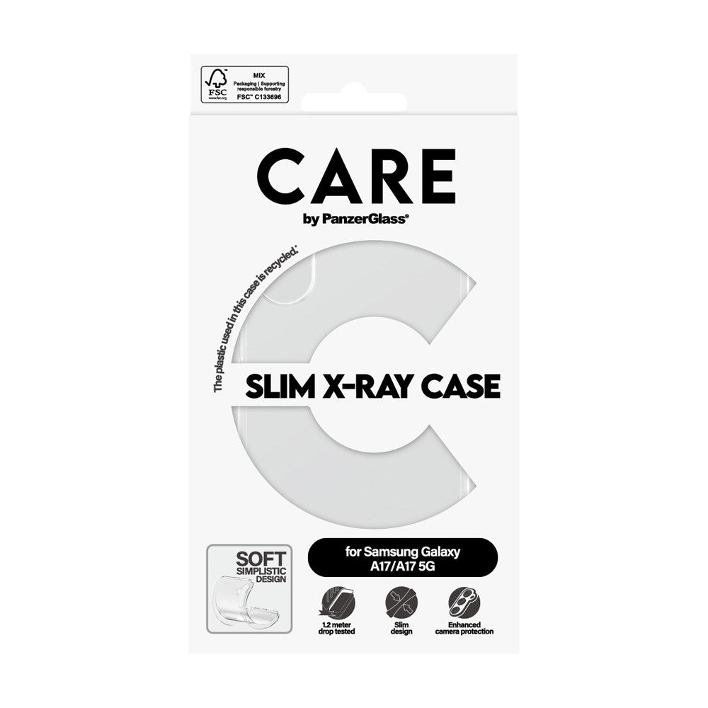 CARE by PanzerGlass Samsung Galaxy A17 (5G) FASHION X-Ray Soft Basic Case - Transparent
