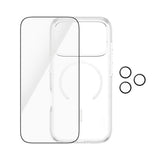 iPhone 18 Pro CARE By PanzerGlass 3-i-1 FLAGSHIP Bundle - Screen Protector (UWF) / Case / Camera Protection - Transparent