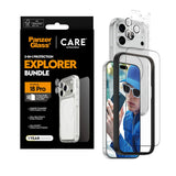 iPhone 18 Pro CARE By PanzerGlass 3-i-1 FLAGSHIP Bundle - Screen Protector (UWF) / Case / Camera Protection - Transparent