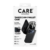 CARE by PanzerGlass iPhone 17 Pro Feature Tango 2-in-1 Flip Case with Wallet - Black