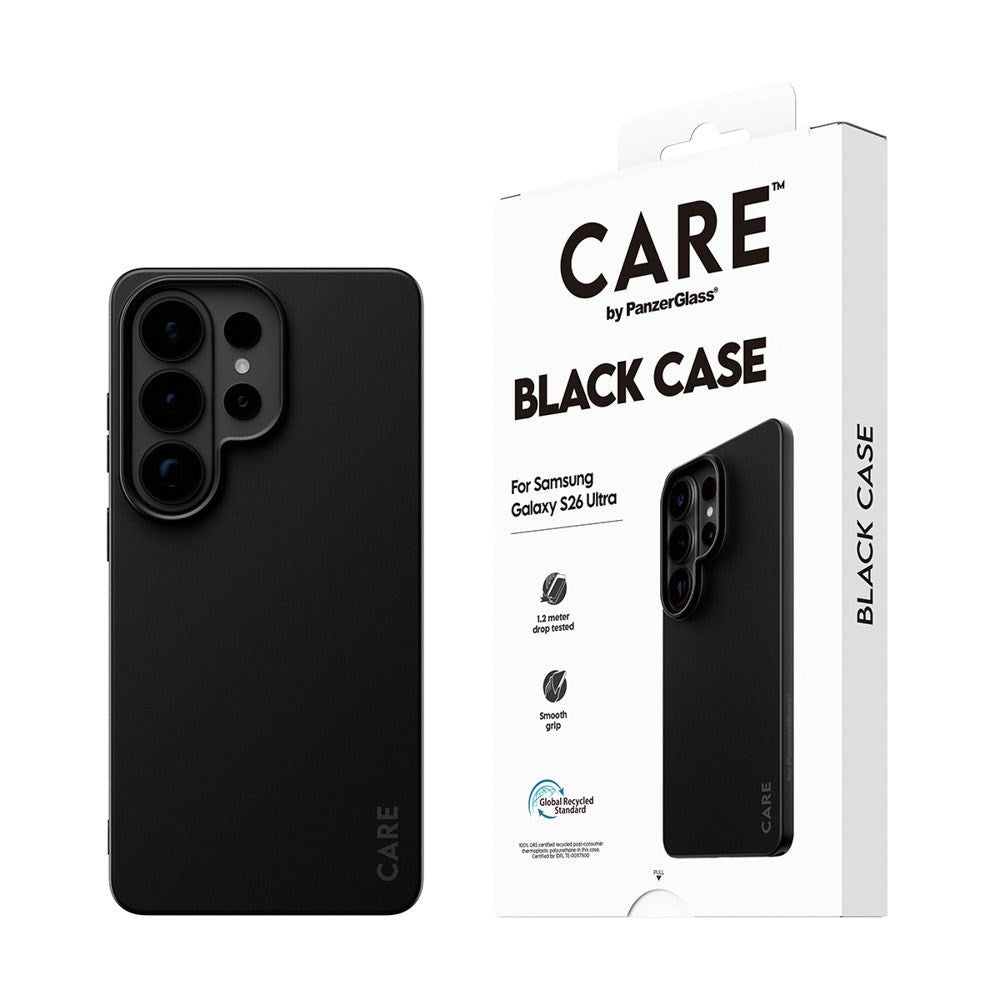 Samsung Galaxy S26 Ultra CARE by PanzerGlass Fearlessly Fashionable Case - Black