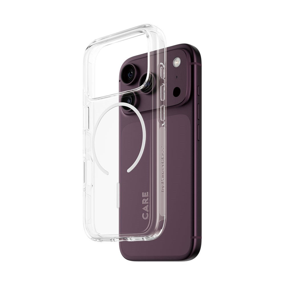 iPhone 18 Pro / 17 Pro CARE by PanzerGlass FLAGSHIP Urban Explorer Case - MagSafe Compatible - Transparent / White
