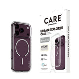 iPhone 18 Pro / 17 Pro CARE by PanzerGlass FLAGSHIP Urban Explorer Case - MagSafe Compatible - Transparent / White