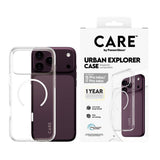 iPhone 18 Pro Max  / 17 Pro Max CARE by PanzerGlass FLAGSHIP Urban Explorer Case - MagSafe Compatible - Transparent / White
