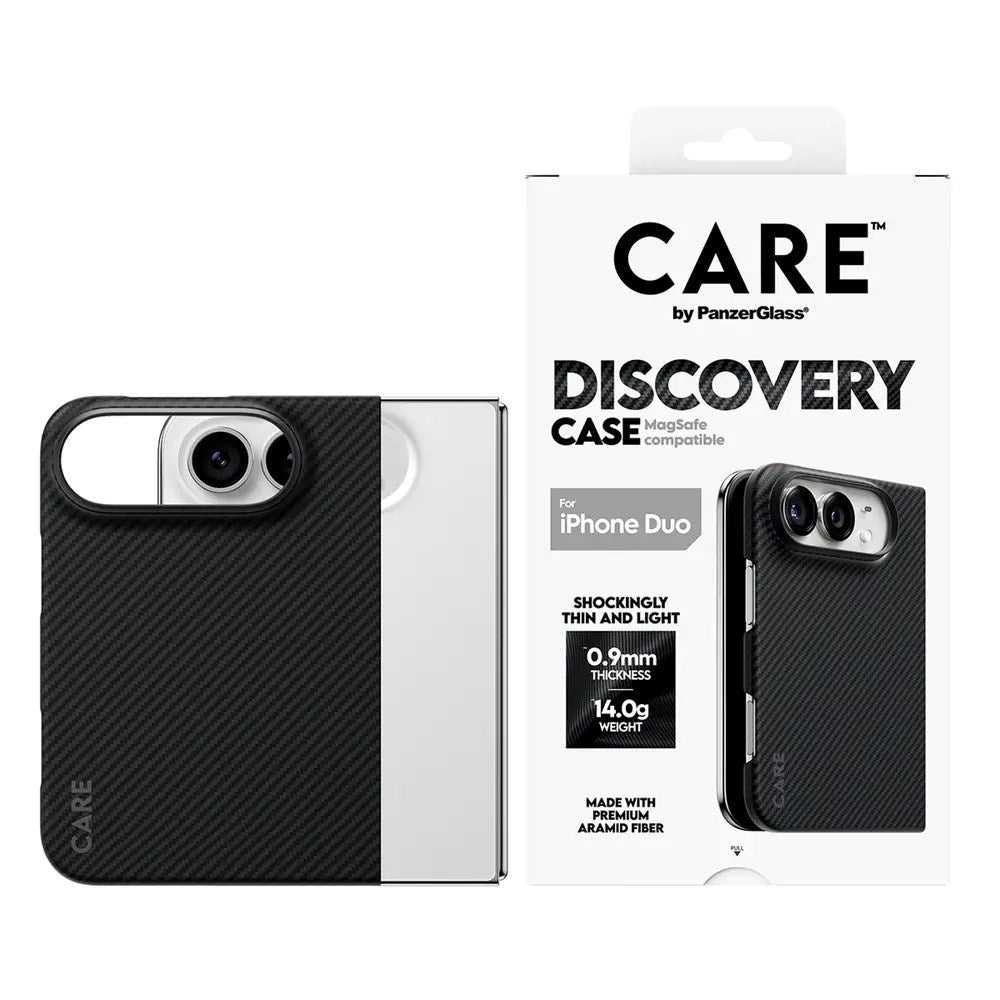 iPhone Duo CARE by PanzerGlass Crossfire Case - MagSafe Compatible - Black