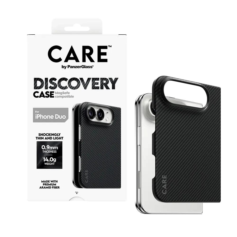 iPhone Duo CARE by PanzerGlass Crossfire Case - MagSafe Compatible - Black