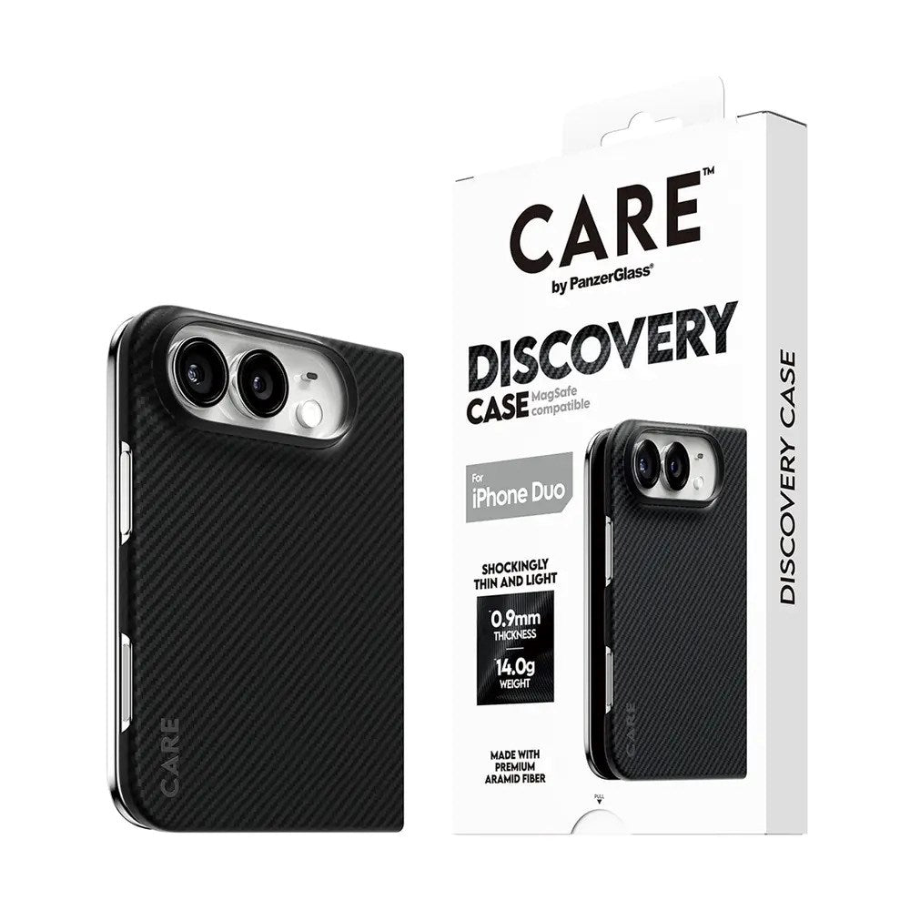 iPhone Duo CARE by PanzerGlass Crossfire Case - MagSafe Compatible - Black