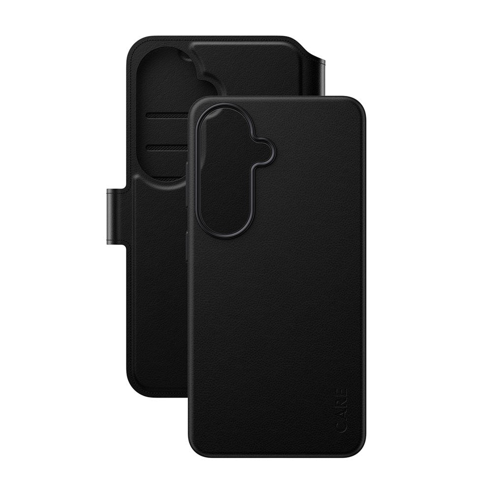 Samsung Galaxy S26 CARE by PanzerGlass Feature Tango 2-in-1 Flip Case with Wallet - Black