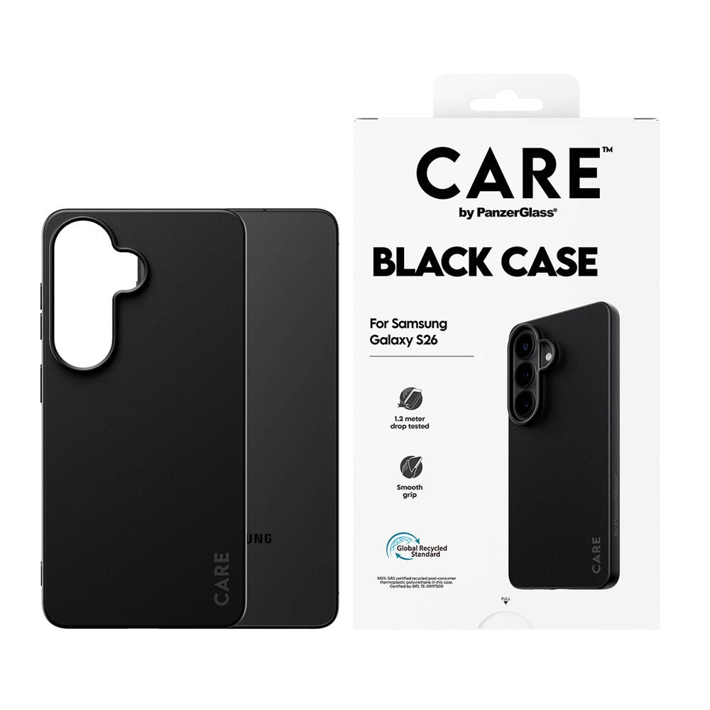 Samsung Galaxy S26 CARE by PanzerGlass Fearlessly Fashionable Case - Black