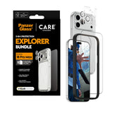 iPhone 18 Pro Max CARE By PanzerGlass 3-i-1 FLAGSHIP Bundle - Screen Protector (UWF) / Case / Camera Protection - Transparent