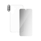 CARE by PanzerGlass Samsung Galaxy A36 (5G) 3-i-1 FLAGSHIP Bundle - Case / Privacy Screen Protector (UWF) / Camera Protection - Transparent / Black