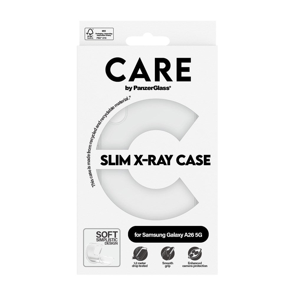 CARE by PanzerGlass Samsung Galaxy A26 (5G) FASHION X-Ray Soft Basic Case - Transparent