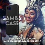 CARE by PanzerGlass iPhone 16e Fashionable Samba Case - MagSafe Compatible - Black