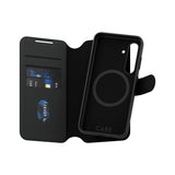 CARE by PanzerGlass Samsung Galaxy S25+ (Plus) Feature Tango 2-in-1 Flip Case with Wallet - Qi Compatible - Black