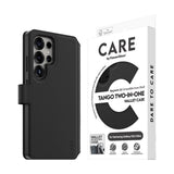 CARE by PanzerGlass Samsung Galaxy S25 Ultra Feature Tango 2-in-1 Flip Case with Wallet - Qi Compatible - Black