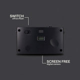 Camp Snap Screenless Digital Camera - 8 Megapixels - Rechargeable - Stealth Black
