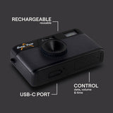 Camp Snap Screenless Digital Camera - 8 Megapixels - Rechargeable - Stealth Black