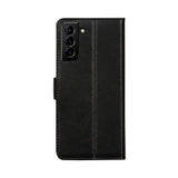 Samsung Galaxy S21 dbramante1928 Copenhagen Slim Genuine Leather Flip Case with Wallet - Black