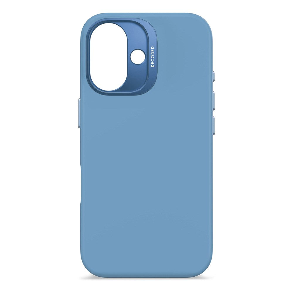 Decoded iPhone 16 AntiMicrobial Silicone Case - MagSafe Compatible - Air Blue