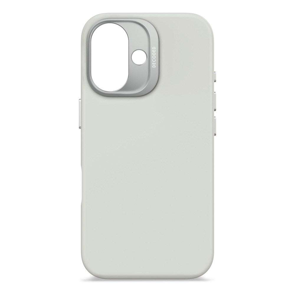 Decoded iPhone 16 AntiMicrobial Silicone Case - MagSafe Compatible - Stone Grey