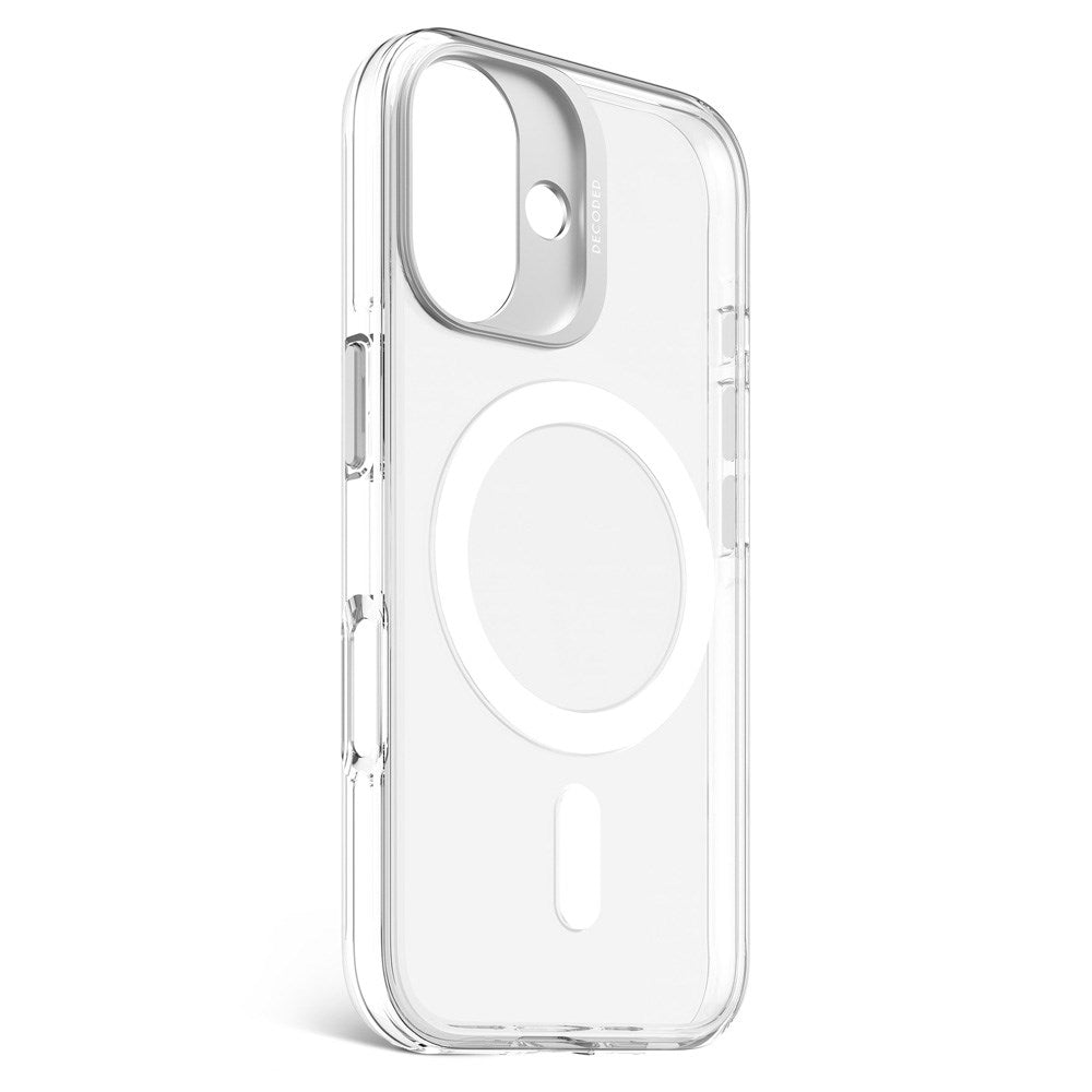 Decoded iPhone 16 Clear Case - 100% Recycled Plastic - MagSafe Compatible - Transparent