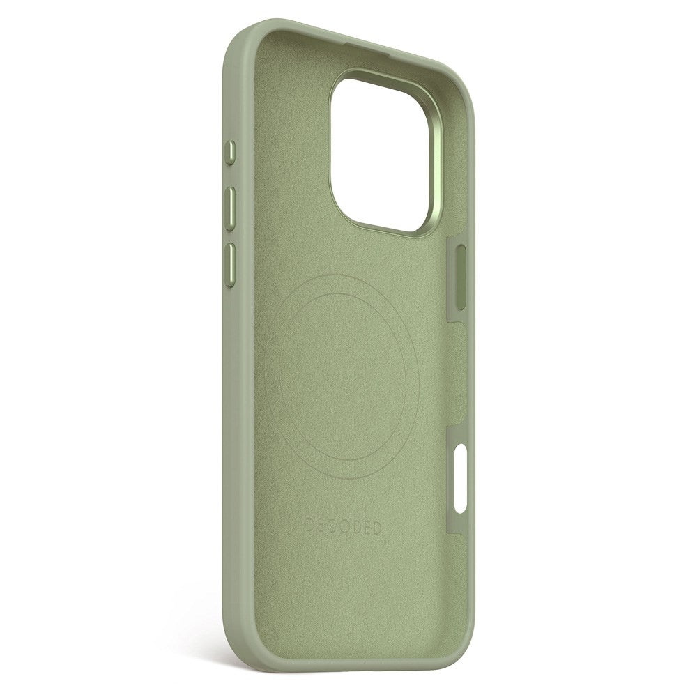 Decoded iPhone 16 Pro Max AntiMicrobial Silicone Case - MagSafe Compatible - Jade Green