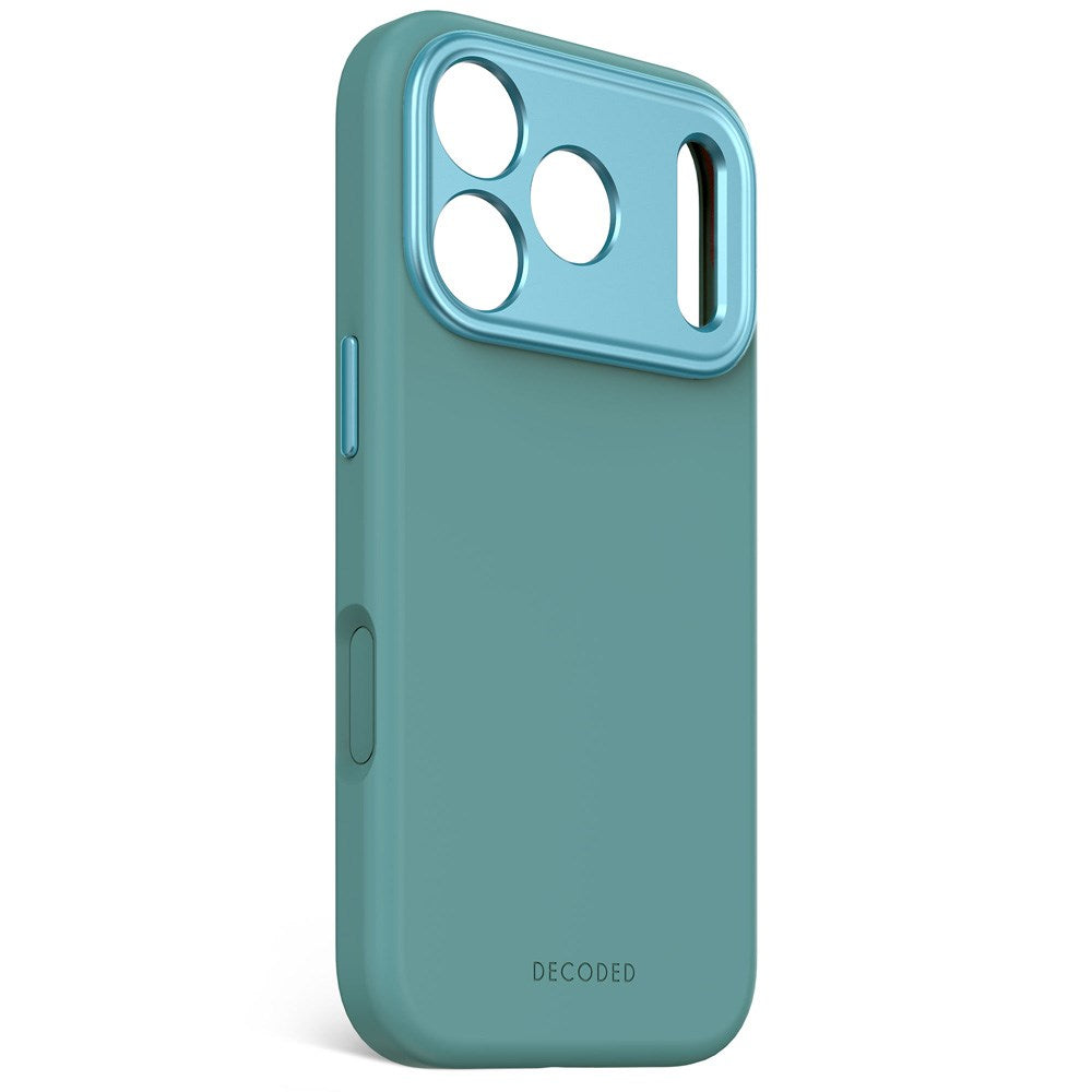Decoded iPhone 17 Pro AntiMicrobial Silicone Case - MagSafe Compatible - Retro Blue