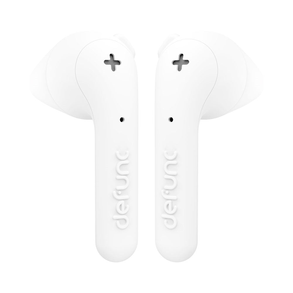 Defunc True Music Hybrid Wireless Headphones - In-Ear - White