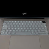 Philbert MacBook Pro 14/16" M1/M2 (2021-2023) Keyboard Case with Nordic Keyboard - Transparent / Black