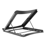 Deltaco Foldable Laptop / Tablet Stand - 5 Positions - Dimensions: 10-15" - Grey