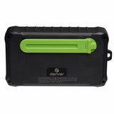 Denver PSO-10012 Solar PowerBank with Hand Crank & Flashlight - 10.000 mAh - Black / Green