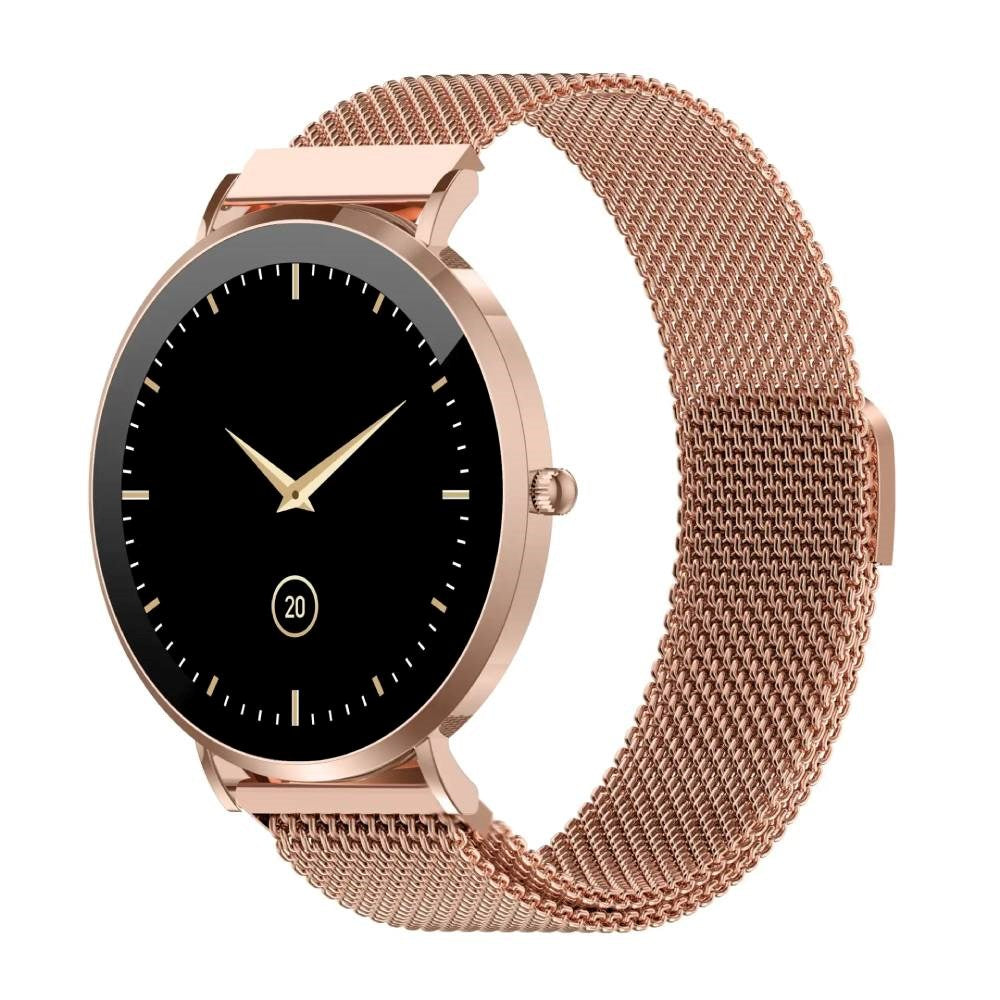 Denver SWC-394RG Bluetooth Smartwatch with Health Tracking - Rose Gold